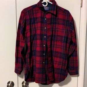Long sleeve wool button down.